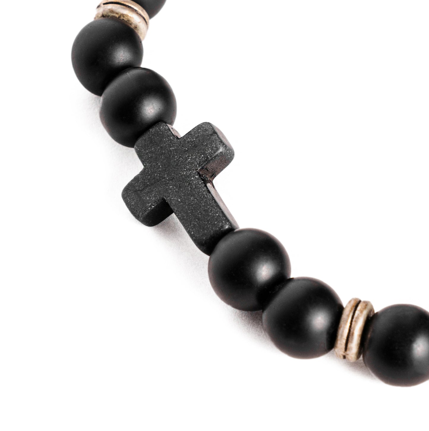 Line of God Matte Bracelet (Black)