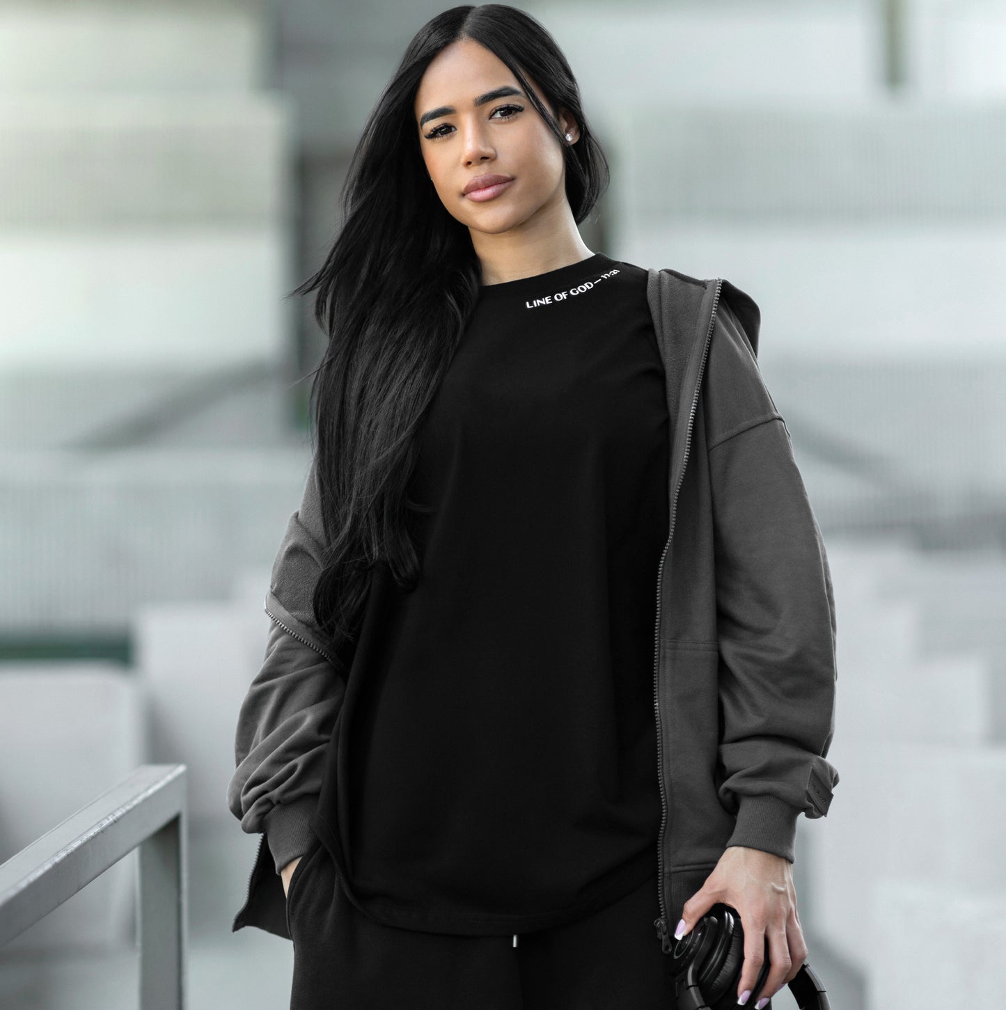 Line of God Hoodie (Grey)