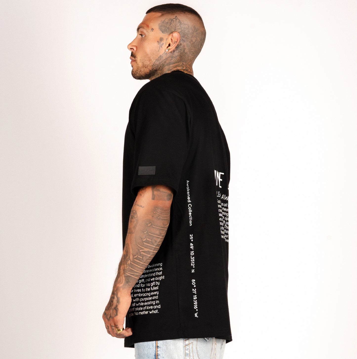 Awakened Oversized T-shirt (Black)