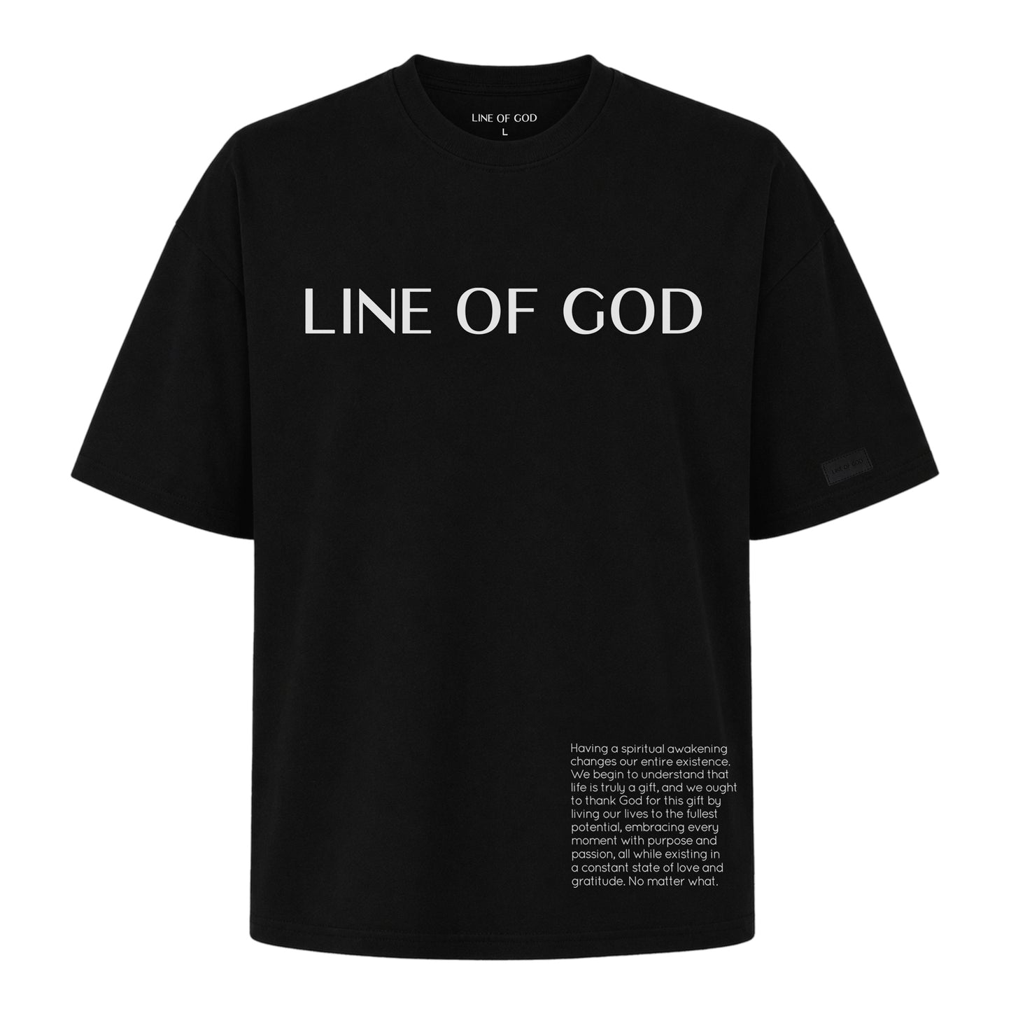 Awakened Oversized Tee (Black)