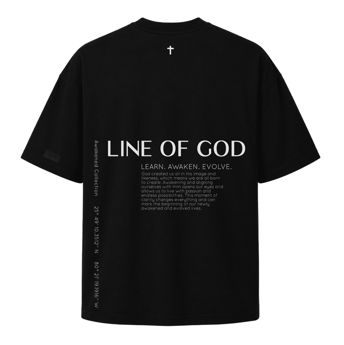 Awakened Oversized Tee (Black)